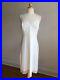 STUNNING VTG VANITY FAIR White Nylon & Lace Full-slip Dress Lingerie SZ 36