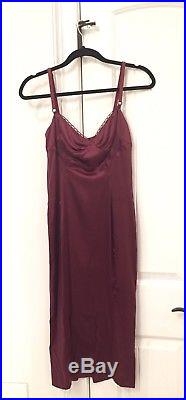 STUNNING Vintage'DOLCE & GABBANA' Silk Slip Dress! Size 24/38