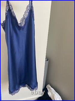 Sainted Sisters royal blue lace slip lingere