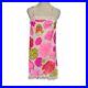 Saks Fifth Avenue True Vintage 1960s Mod Bright Floral Slip Dress Small