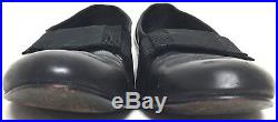 Saks Fifth Avenue Vintage Men's 12 Black Leather Formal Smoking Loafer Slip On