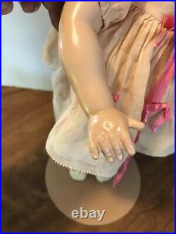 Shirley Temple doll 1930s vintage 18 IDEAL with Tagged dress slip composition
