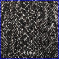 Small Snakeskin Print Dress Slip Illusion Peekaboo Bra Lingerie VTG 90s