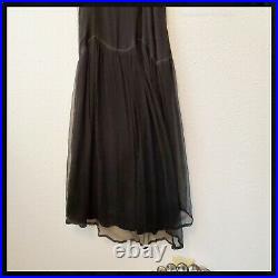 Spell And The Gypsy Rare? Vintage Pristine Little Fox Black Silk Dress Size 10