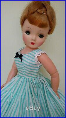 Striped Cotton Sun Dress & Slip for 20 Vintage Cissy DollDreams By Natalie