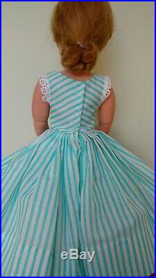 Striped Cotton Sun Dress & Slip for 20 Vintage Cissy DollDreams By Natalie