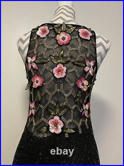 Stunning Vintage Dommer Ball Gown 8 10 12 Heavily Embellished Beaded Slip Dress