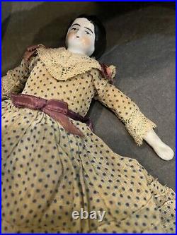 THE BEST DRESS SLIP PANTALOONS China Head Doll ANTIQUE Parian Dollhouse Germany