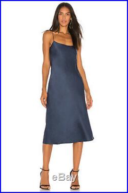 THEORY Silk Dress BLUE Kardashian Party Slip Dress sz 8 NEW NWT $375