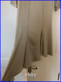 Thierry mugler Paris Vintage Silky Slip Dress Size FR 38 Champange