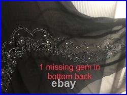 Trashy Diva silk bohemian dress size small vintage 1920 beadwork shell and slip
