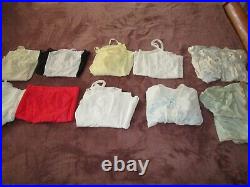 VINTAGE Full dress SLIPS 20 pc LOT BED JACKETS 34 36 38 S M L lingerie