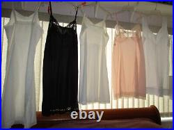 VINTAGE Full dress SLIPS 20 pc LOT BED JACKETS 34 36 38 S M L lingerie