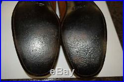 VINTAGE Santoni Brown Lazzard Taupe Slip On Loafer Casual Dress Shoe Mens 11.5 B
