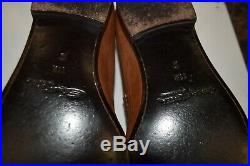 VINTAGE Santoni Brown Lazzard Taupe Slip On Loafer Casual Dress Shoe Mens 11.5 B