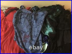 VTG 15 Pc Lingerie Lot Size L & XL Teddies, Slips, Chemises, Gown Variety Pretty