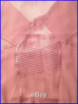 VTG 90's John Galliano Blush Silk Satin Midi Slip Party Dress Lingerie sz S