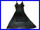 VTG Charmode Figure Flattery Slip Dress Black Nylon Lace Size 34 Tall Lingerie