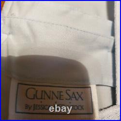 VTG Gunne Sax Jessica McClintock Blue Lace Drop Waist Square Collar Size 3