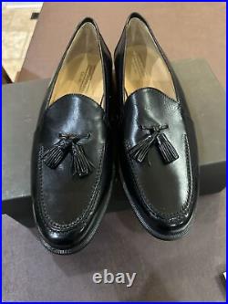 VTG Johnston Murphy Cellini Tassel Loafers Men's 12 N Brown Made in Italy VGC
