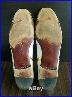 VTG Ralph Lauren Crest Women's Shoes Loafers Vintage Slip Ons Made Italy Size 10