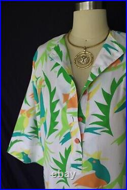 VTG The Vested Gentress tunic caftan novelty print dress Lilly Pulitzer Toucan