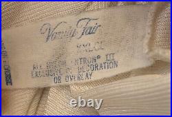 VTG Vanity Fair Nylon Nightgown Peignoir Set Slip XXL Lace Ivory Lingerie Robe