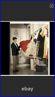 Valentino Empire Silk Vintage Midi Slip Dress 8 Italy
