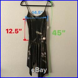 Versus Versace Vintage Asymmetrical Slip Dress New With Tags Size Small