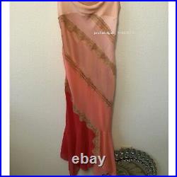 Victoria' Secret 100% Silk Lace Rare Pink Vintage Lingerie Pristine Slip Dress