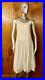 Victorian Edwardian Sleeveless Off-White Nightgown/Dress/Undergarment Size Med