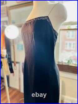 VinTaGe 40s 50s 36 28 38 Sheerish True Slip Dress Party Maxi Gown M