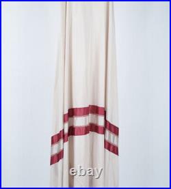 Vintage 100% Silk Long Slip Dress Gown Rare VTG Barbie Core