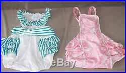 Vintage 15 pc Lot 1940's Childs Baby Girl Clothing, Dresses, Slips, Rompers