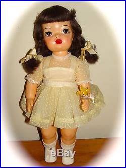Vintage 16 Talking Terri Lee Doll Tagged Party Dress &slip++