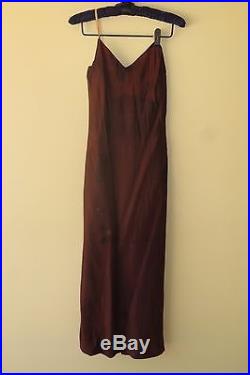 Vintage 1920s Floor-Length Elegant Dress with Coordinating Slip