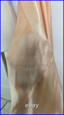 Vintage 1930s Bias Cut Silk Slip Dress
