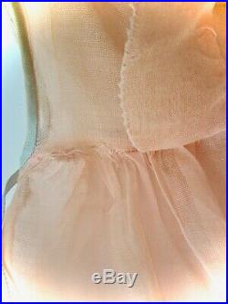 Vintage 1930s Molly-'es Shirley Temple Composition 27 Doll Tagged Dress/Slip