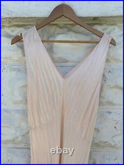 Vintage 1940's Bodice Slip Dress Women's Pin Striped Lingerie Intimates