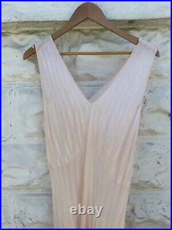 Vintage 1940's Bodice Slip Dress Women's Pin Striped Lingerie Intimates