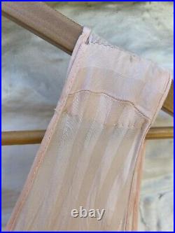 Vintage 1940's Bodice Slip Dress Women's Pin Striped Lingerie Intimates