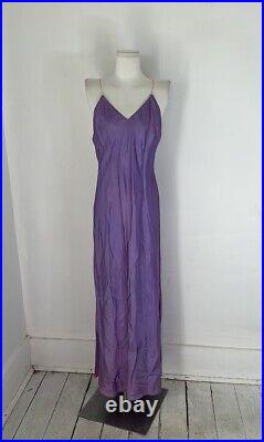 Vintage 1940s Purple Lace Slip Lace Dress And Jacket Set