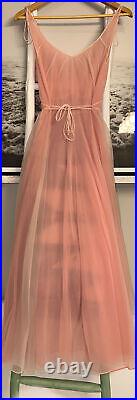 Vintage 1940s Slip Silk Night Gown lace Cottage Fairy Lace Dress