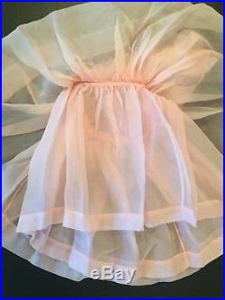 Vintage 1950'S Girls Sheer Pink Party Toddler Dress Slip Sleeveless 22