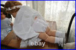 Vintage 1960 28 Ideal Suzy PlayPal Beautiful white vintage dress slip pantie