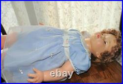 Vintage 1960 32 Ideal Penny PlayPal Beautiful blue dress full slip org. Shoes