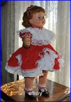 Vintage 1960 32 Ideal Penny PlayPal Ruffled dress panties slips shoes and sock