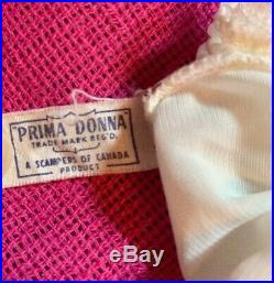 Vintage 1960s Prima Donna Girls Dress Sheer Nylon Lace Ruffle Slip Bloomer Set