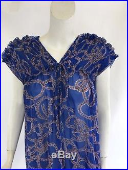 Vintage 1970s Zandra Rhodes Lingerie Slip Dress