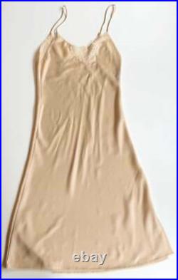 Vintage 1980's Fernando Sanchez Nightown Lace Flower Slip Dress size S Rouje